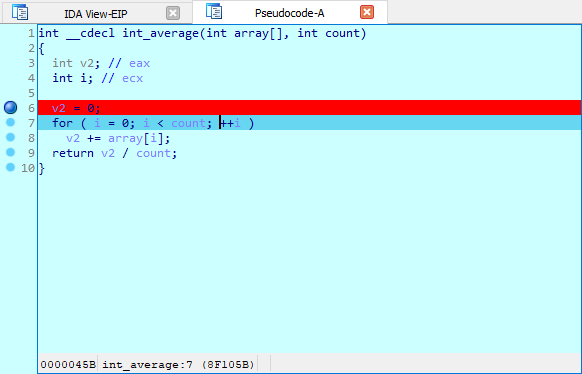 pseudocode step