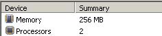 VMWare configuration