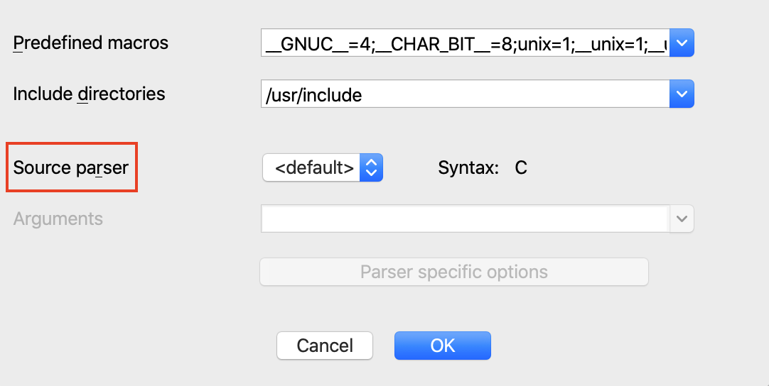 compiler options1
