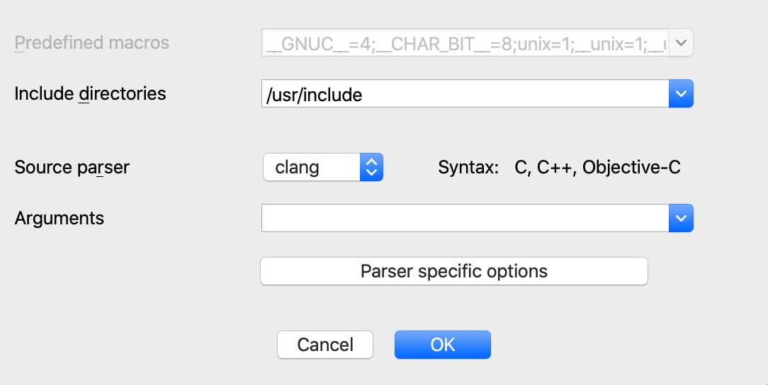 compiler options2